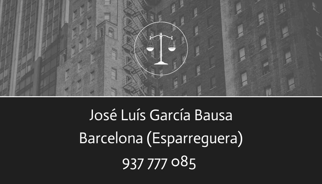 abogado José Luís García Bausa en Esparreguera