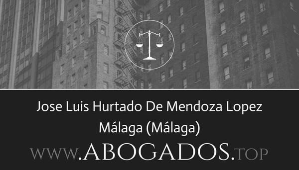 abogado Jose Luis Hurtado De Mendoza Lopez en Málaga