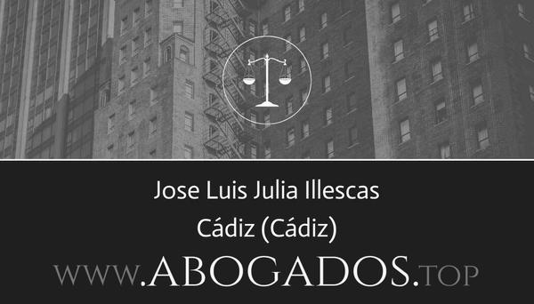 abogado Jose Luis Julia Illescas en Cádiz