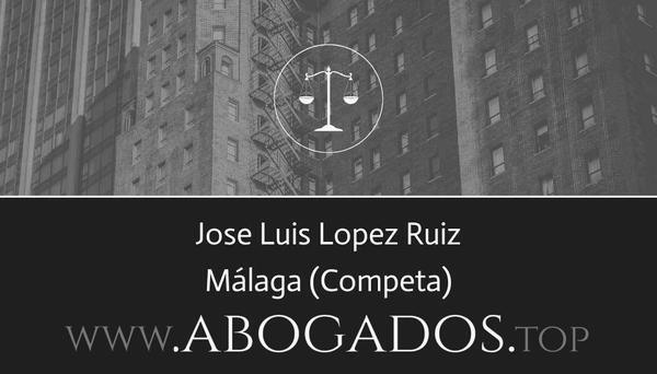 abogado Jose Luis Lopez Ruiz en Competa