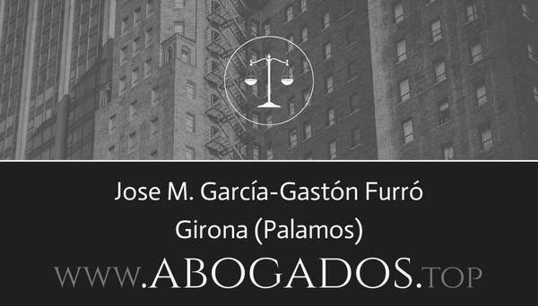 abogado Jose M García-Gastón Furró en Palamos