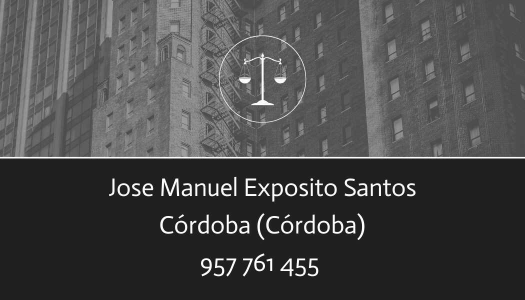 abogado Jose Manuel Exposito Santos en Córdoba