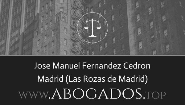 abogado Jose Manuel Fernandez Cedron en Las Rozas de Madrid