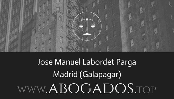 abogado Jose Manuel Labordet Parga en Galapagar