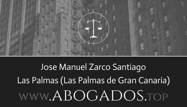 abogado Jose Manuel Zarco Santiago en Las Palmas de Gran Canaria