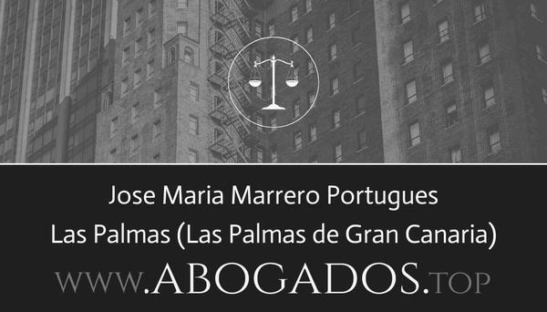 abogado Jose Maria Marrero Portugues en Las Palmas de Gran Canaria