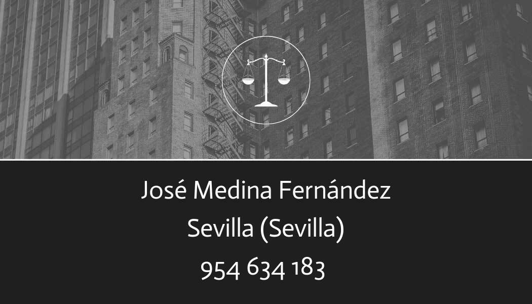 abogado José Medina Fernández en Sevilla