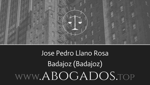 abogado Jose Pedro Llano Rosa en Badajoz