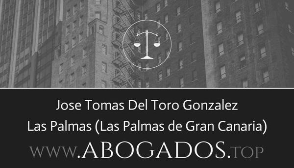 abogado Jose Tomas Del Toro Gonzalez en Las Palmas de Gran Canaria