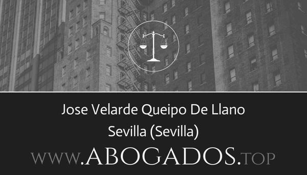 abogado Jose Velarde Queipo De Llano en Sevilla