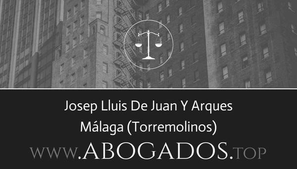 abogado Josep Lluis De Juan Y Arques en Torremolinos