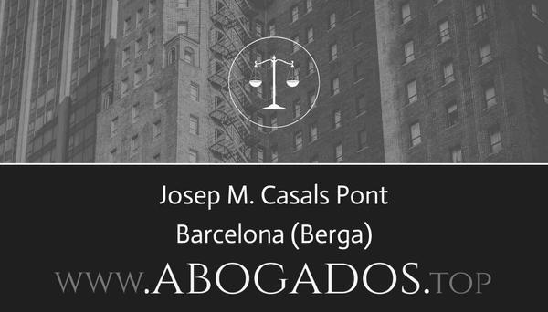 abogado Josep M Casals Pont en Berga