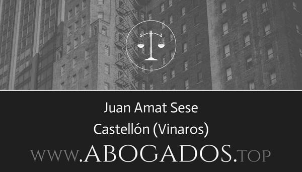 abogado Juan Amat Sese en Vinaros