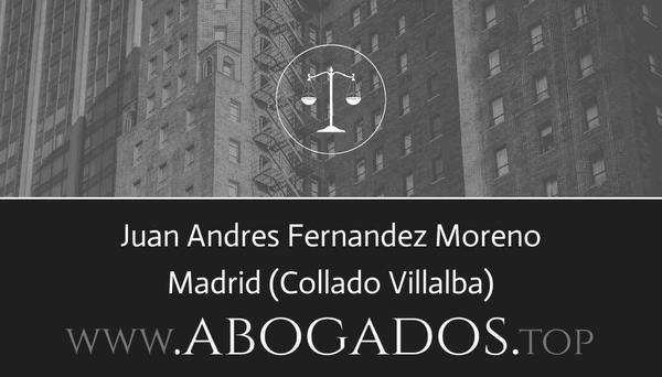 abogado Juan Andres Fernandez Moreno en Collado Villalba