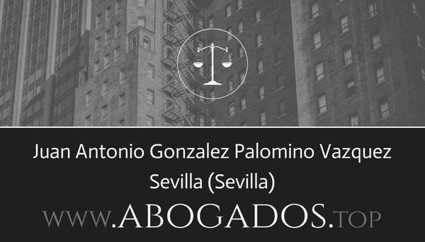 abogado Juan Antonio Gonzalez Palomino Vazquez en Sevilla