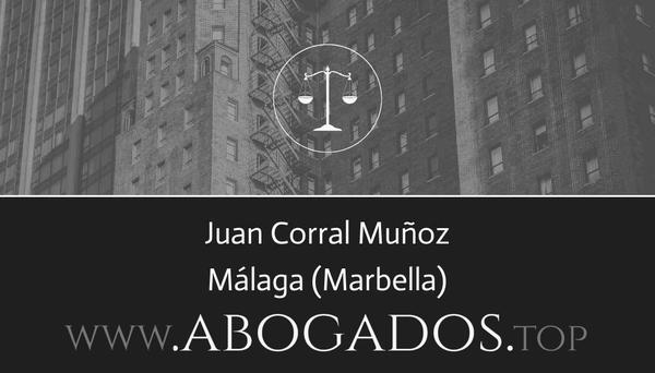 abogado Juan Corral Muñoz en Marbella