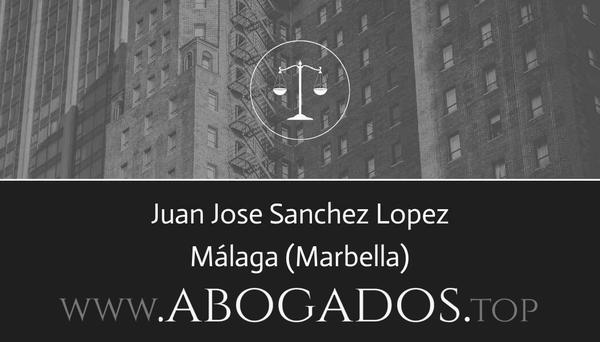 abogado Juan Jose Sanchez Lopez en Marbella