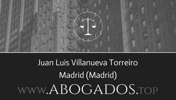 abogado Juan Luis Villanueva Torreiro en Madrid