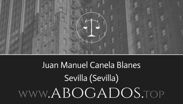 abogado Juan Manuel Canela Blanes en Sevilla