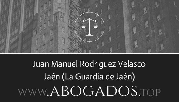 abogado Juan Manuel Rodriguez Velasco en La Guardia de Jaén