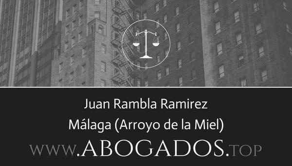 abogado Juan Rambla Ramirez en Arroyo de la Miel