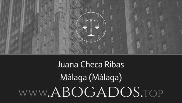 abogado Juana Checa Ribas en Málaga