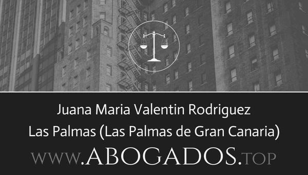 abogado Juana Maria Valentin Rodriguez en Las Palmas de Gran Canaria