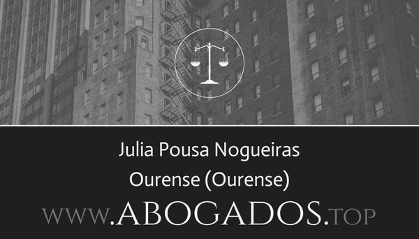 abogado Julia Pousa Nogueiras en Ourense