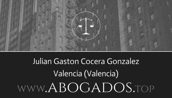 abogado Julian Gaston Cocera Gonzalez en Valencia