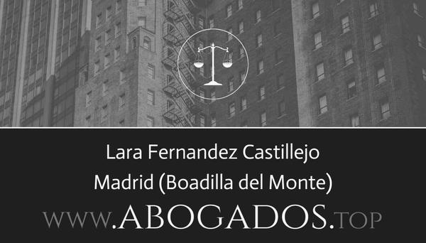 abogado Lara Fernandez Castillejo en Boadilla del Monte