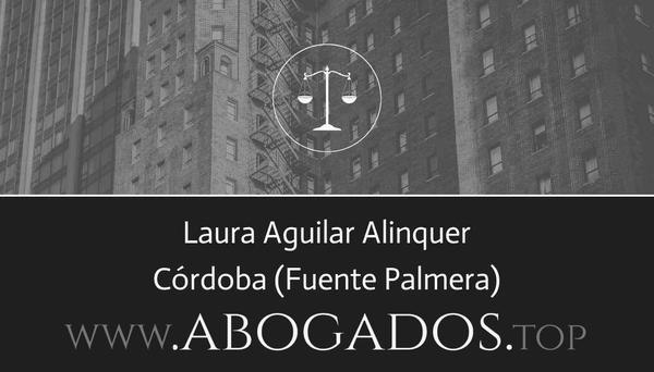 abogado Laura Aguilar Alinquer en Fuente Palmera