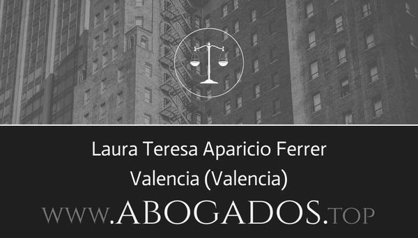 abogado Laura Teresa Aparicio Ferrer en Valencia