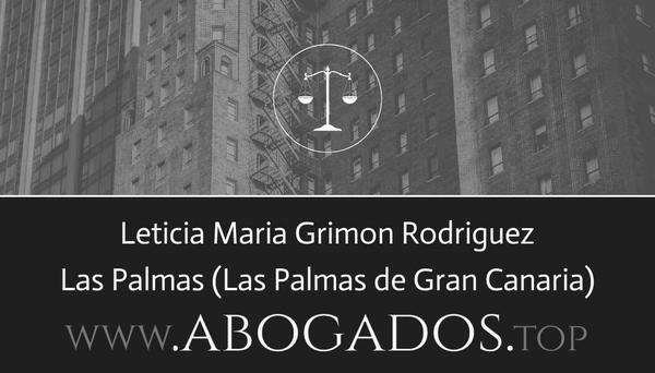 abogado Leticia Maria Grimon Rodriguez en Las Palmas de Gran Canaria