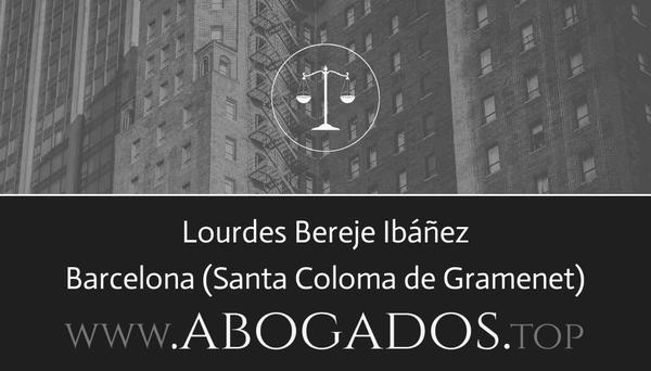 abogado Lourdes Bereje Ibáñez en Santa Coloma de Gramenet