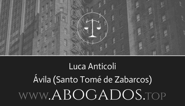 abogado Luca Anticoli en Santo Tomé de Zabarcos