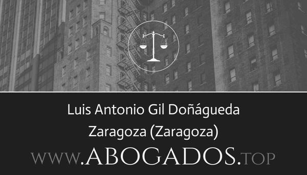 abogado Luis Antonio Gil Doñágueda en Zaragoza