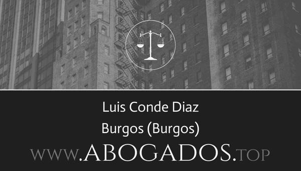 abogado Luis Conde Diaz en Burgos