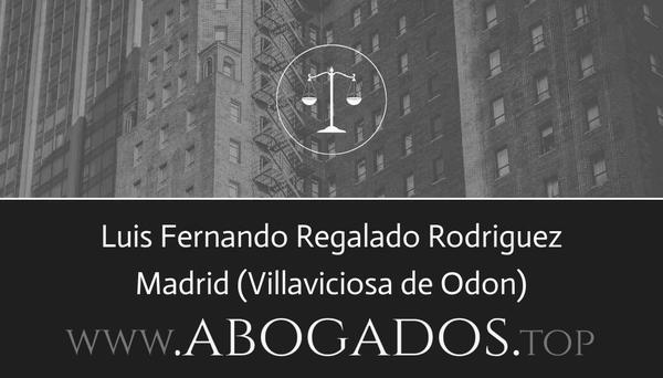 abogado Luis Fernando Regalado Rodriguez en Villaviciosa de Odon