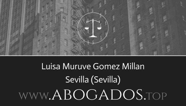 abogado Luisa Muruve Gomez Millan en Sevilla