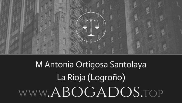 abogado M Antonia Ortigosa Santolaya en Logroño