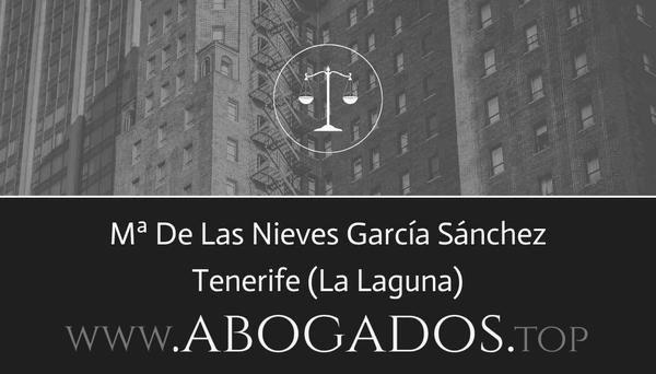 Mª De Las Nieves García Sánchez