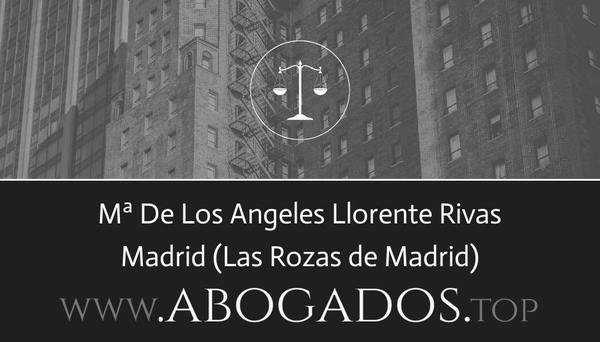 abogado Mª De Los Angeles Llorente Rivas en Las Rozas de Madrid