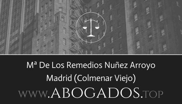 abogado Mª De Los Remedios Nuñez Arroyo en Colmenar Viejo