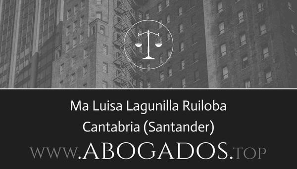 abogado Ma Luisa Lagunilla Ruiloba en Santander