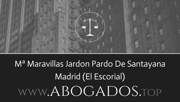 abogado Mª Maravillas Jardon Pardo De Santayana en El Escorial