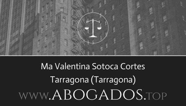 abogado Ma Valentina Sotoca Cortes en Tarragona