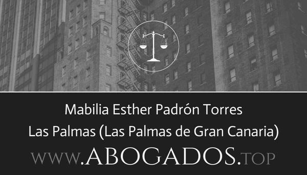 abogado Mabilia Esther Padrón Torres en Las Palmas de Gran Canaria