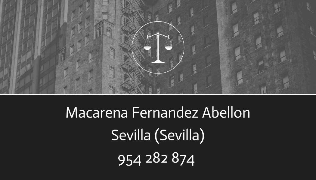 abogado Macarena Fernandez Abellon en Sevilla