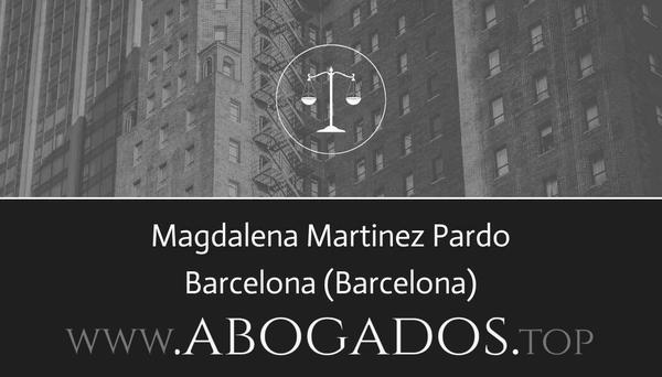 abogado Magdalena Martinez Pardo en Barcelona