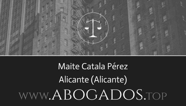 abogado Maite Catala Pérez en Alicante